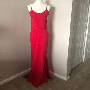 Laundry by Shelli Segal red gown